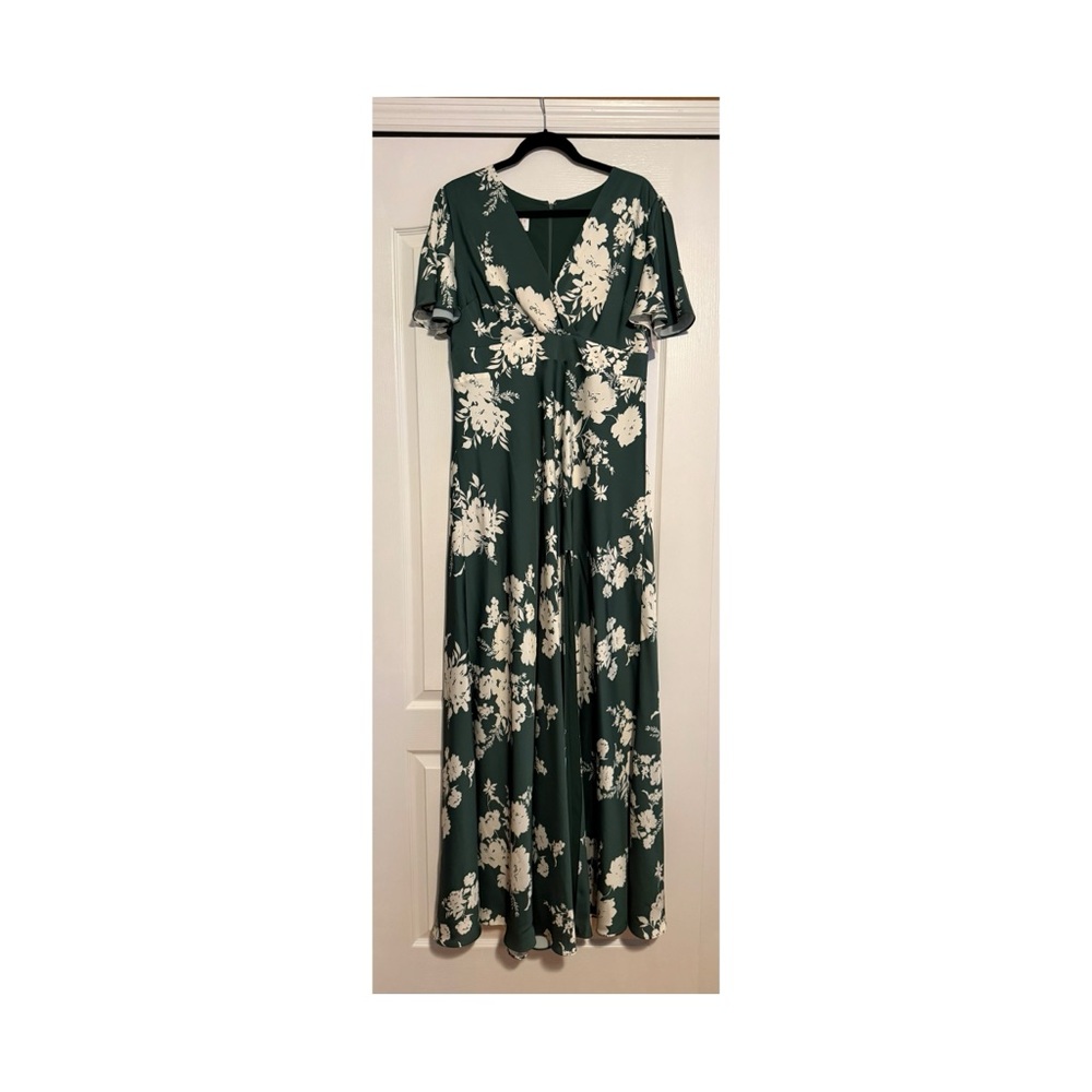 Birdy Grey Marni Matte Maxi Dress in Eucalyptus Whimsical Bloom